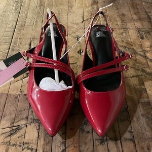 Wild Fable Red Strappy Heels